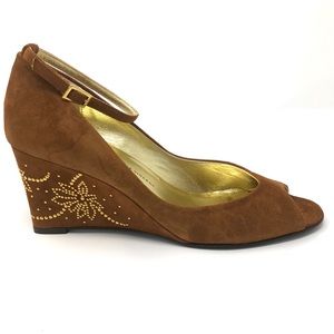 Twelfth Street by Cynthia Vincent Suede Wedges